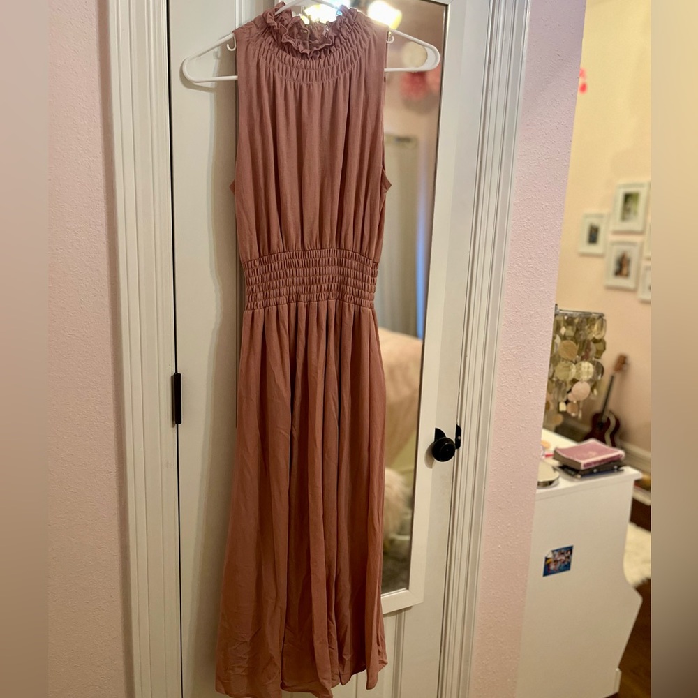 Pink Cinched Dress